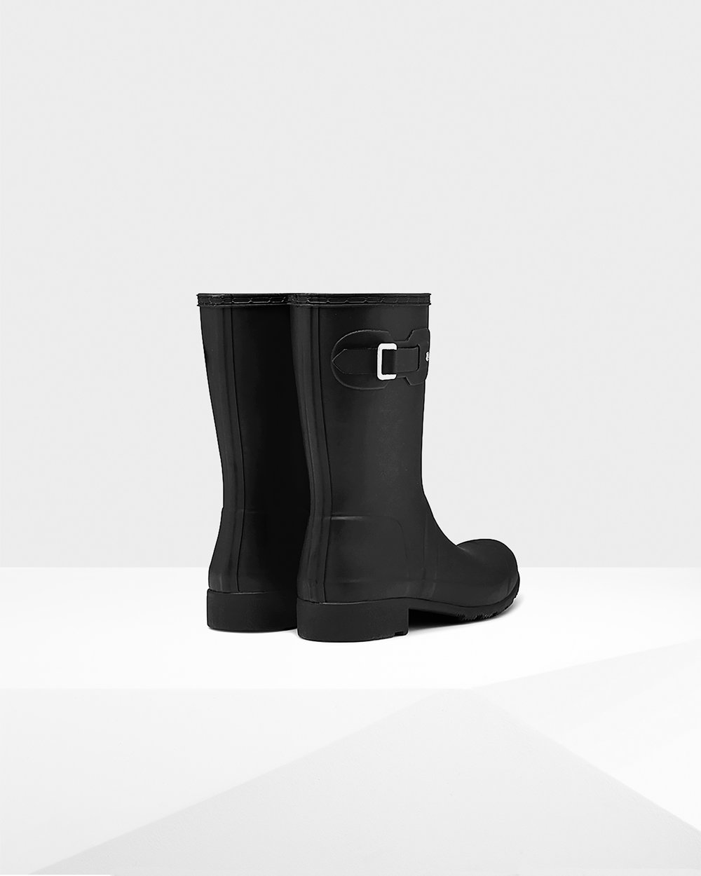 Galochas Curtas Hunter Feminina Pretas - Original Tour Foldable - 56PDFGEJL